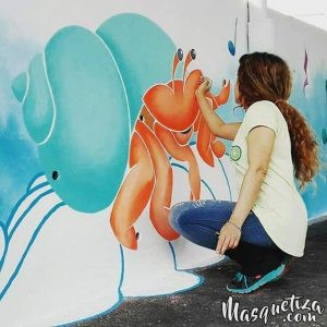 MasQueTiza 14a Pintura mural DecoraciónColegio La Cumbrita Canarias Decoración Murales Rotulación artística Tenerife