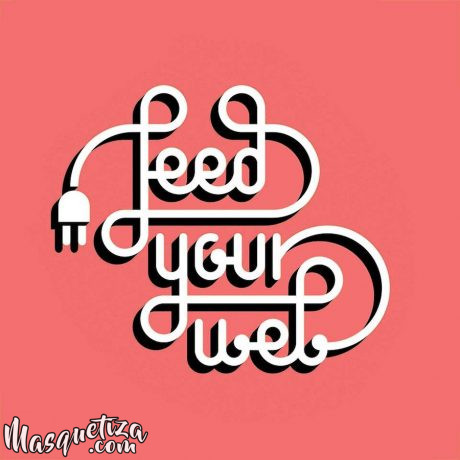 diseño-grafico-lettering-logo-feed-your-web-masquetiza-tenerife