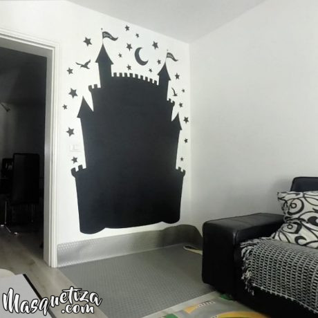 pintura-mural-pizarra-decoracion-de-interiores-diseño-personalizado-masquetiza