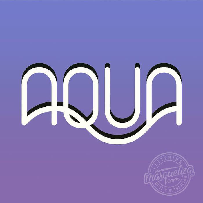 lettering-diseño-de-logo-aqua-fisioterapia-asturias-diseño-grafico-tenerife